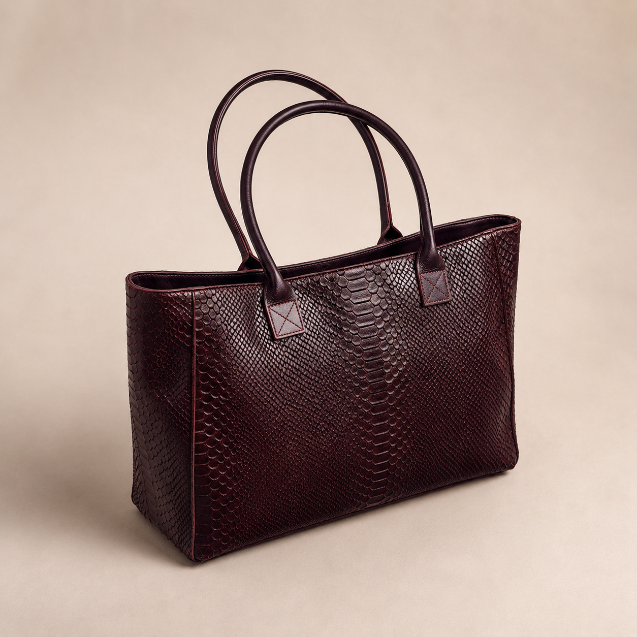 Notranjost usnjene torbice GIOIA – bordo
